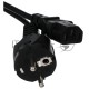 Кабель компьютер - розетка 220V <5.0м> (Европейский стандарт)  <TP021-5.0-BK> Кабель компьютер - розетка 220V <5.0м> (Европейский стандарт)  <TP021-5.0-BK>