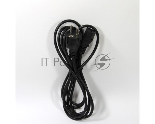 Кабель компьютер - розетка 3m 220V (Европейский стандарт) VCOM/TELECOM