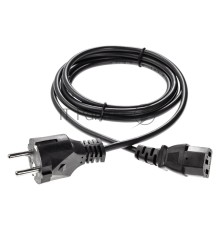 Кабель компьютер - розетка 1.8m 220V (Европейский стандарт) VCOM/TELECOM