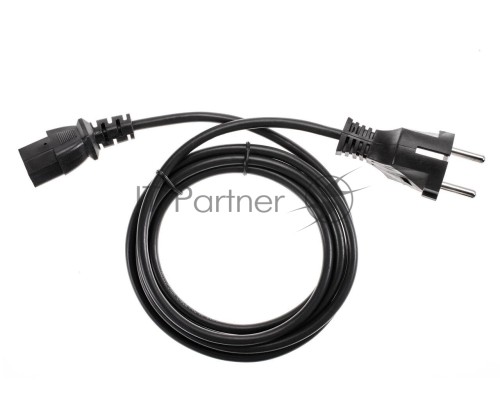 Кабель компьютер - розетка 1.8m 220V (Европейский стандарт) VCOM/TELECOM