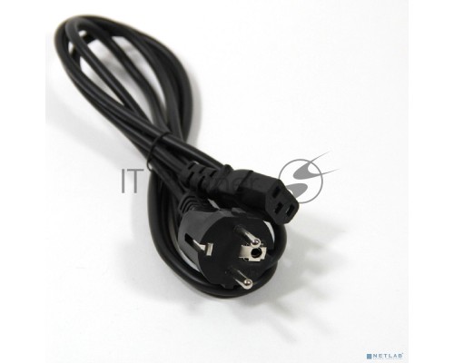 Кабель компьютер - розетка 1.8m 220V (Европейский стандарт) VCOM/TELECOM