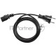 Кабель компьютер - розетка 1.8m 220V (Европейский стандарт) VCOM/TELECOM