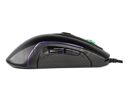 Мышь проводная Harper Gaming Kickback GM-P05 черный, 10000 dpi, USB, кнопки - 8
