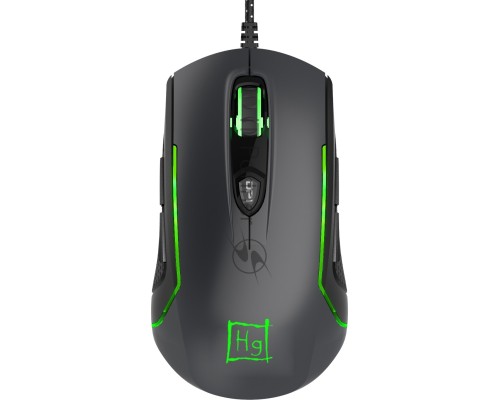 Мышь проводная Harper Gaming Kickback GM-P05 черный, 10000 dpi, USB, кнопки - 8
