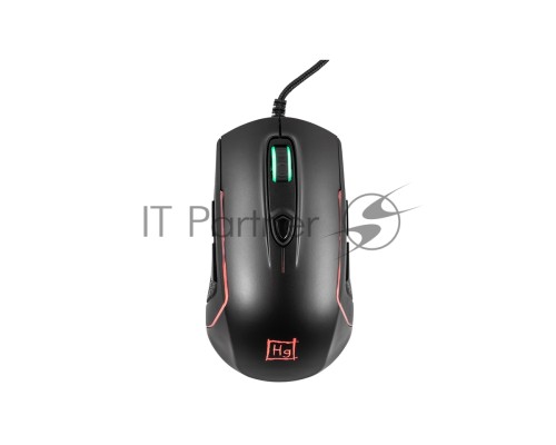 Мышь проводная Harper Gaming Kickback GM-P05 черный, 10000 dpi, USB, кнопки - 8