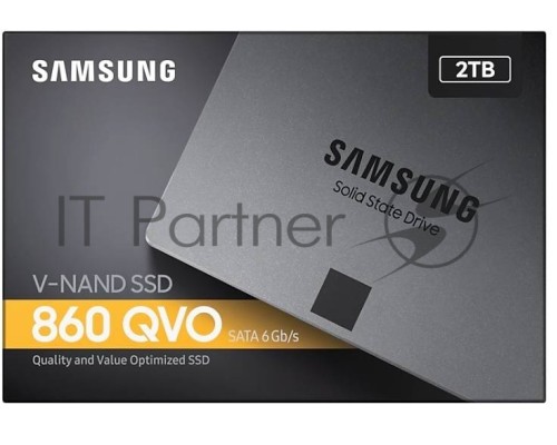 Накопитель SSD Samsung SATA III 2Tb MZ-76Q2T0BW 860 QVO 2.5