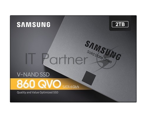 Накопитель SSD Samsung SATA III 2Tb MZ-76Q2T0BW 860 QVO 2.5