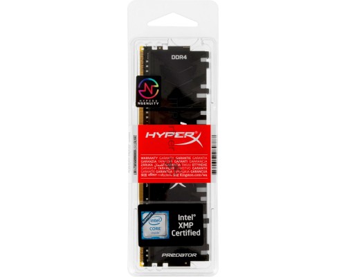 Модуль памяти Kingston DIMM DDR4 8GB 3000MHz  CL15 XMP HyperX Predator RGB