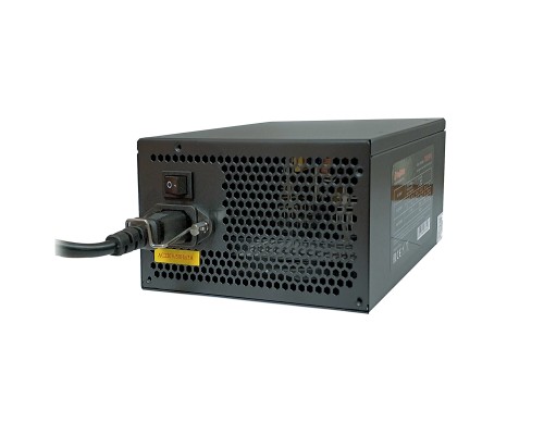 Блок питания 600W Exegate 600NPX, ATX, SC, black, 12cm fan, 24p+4p, 6/8p PCI-E, 3*SATA, 2*IDE, FDD + кабель 220V с защитой от выдергивания