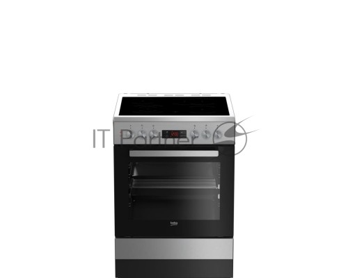 Электрическая плита Beko FSM67320DXT серебристый стеклокерамика