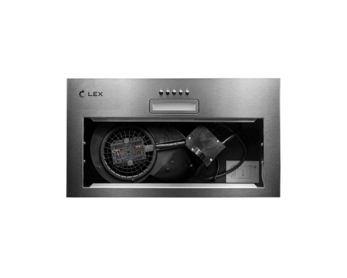 Вытяжка LEX GS BLOC LIGHT 600 INOX  29.1x13.8x50.6см, 46 дБ, 80Вт, 500 м3/ч
