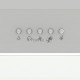 Вытяжка встраиваемая Gorenje WHU629EX/M нержавеющая сталь управление: кнопочное (1 мотор)