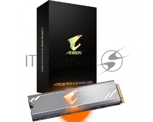AIC 1TB Gigabyte AORUS RGB Client SSD GP-ASACNE2100TTTDR PCIe Gen3x4 with NVMe, 3480/3080, IOPS 610/530K, MTBF 1.8M, 3D TLC, 1024MB, 1600TBW, RTL