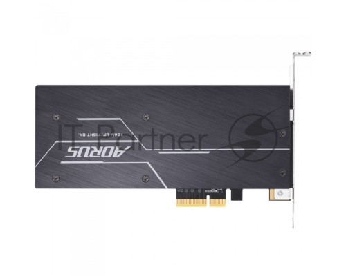 AIC 1TB Gigabyte AORUS RGB Client SSD GP-ASACNE2100TTTDR PCIe Gen3x4 with NVMe, 3480/3080, IOPS 610/530K, MTBF 1.8M, 3D TLC, 1024MB, 1600TBW, RTL
