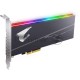 AIC 1TB Gigabyte AORUS RGB Client SSD GP-ASACNE2100TTTDR PCIe Gen3x4 with NVMe, 3480/3080, IOPS 610/530K, MTBF 1.8M, 3D TLC, 1024MB, 1600TBW, RTL