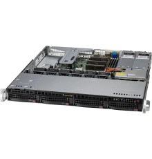 Supermicro SYS-510T-MR 1U, 2x400W, LGA1200, iC256, 4xDDR4 ECC, 4x3.5