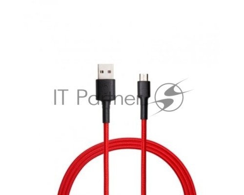 Кабель USB Xiaomi Mi Braided USB Type-C Cable SJX10ZM 100см красный