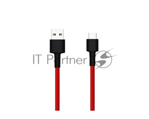 Кабель USB Xiaomi Mi Braided USB Type-C Cable SJX10ZM 100см красный