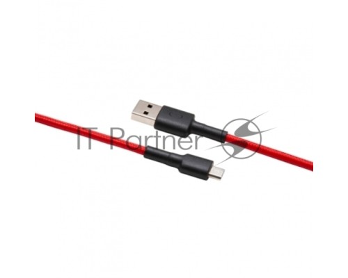 Кабель USB Xiaomi Mi Braided USB Type-C Cable SJX10ZM 100см красный