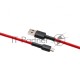 Кабель USB Xiaomi Mi Braided USB Type-C Cable SJX10ZM 100см красный