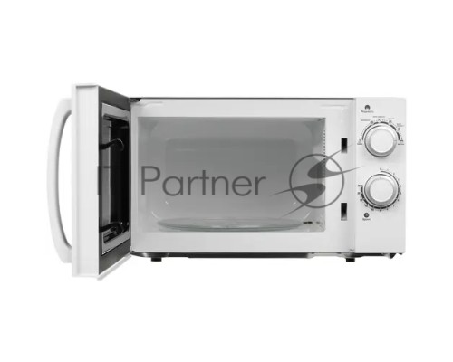Микроволновая печь Kraft KF-20MW7W-102M белый, 20 л, 700 Вт, переключатели - поворотный механизм