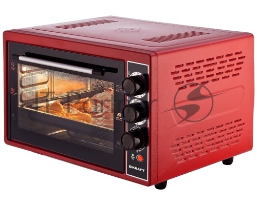 Мини-печь Kraft KF-MO3804KR красный