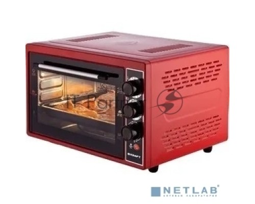 Мини-печь Kraft KF-MO3804KR красный