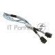 Кабель SuperMicro Internal Mini-SAS HD to Mini-SAS HD35cm,30AWG,12Gb/s