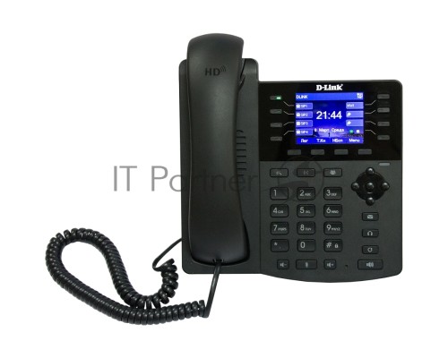Телефон IP D-Link DPH-150S/F5B, VoIP Phone, 1 10/100Base-TX WAN port and 1 10/100Base-TX LAN port.Call Control Protocol SIP, Russian menu, 4 independent SIP line with backup proxy server, P2P connections, 802.1