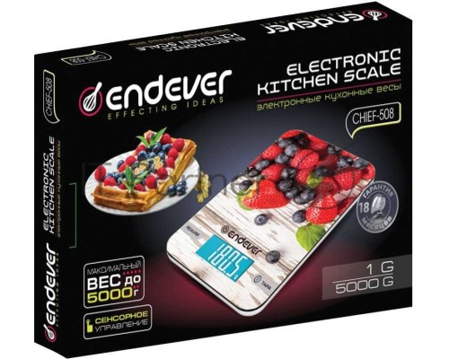 Весы кухонные Endever Chief-508