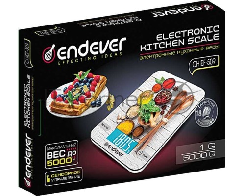 Весы кухонные Endever Chief 509