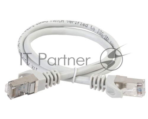 Коммутационный шнур (патч-корд), кат.5Е FTP, 1м, серый ITK