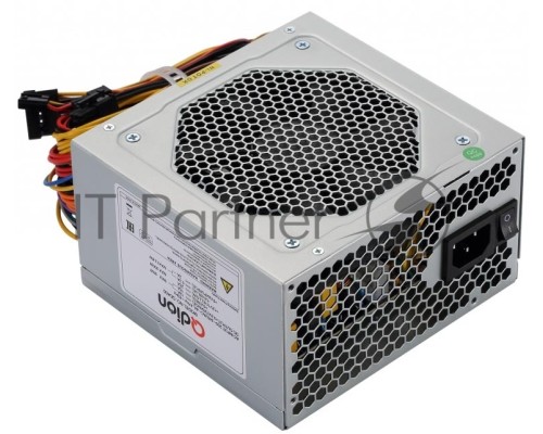 Блок питания 400Вт QDION ATX 400W, 120mm, 3xSATA, 1xPCI-e, nonPFC