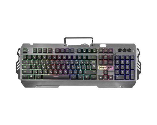 Проводная игровая клавиатура Defender/Redragon Renegade GK-640DL RU,RGB подсветка, 9 режимов 45640