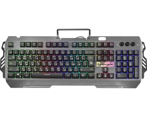 Проводная игровая клавиатура Defender/Redragon Renegade GK-640DL RU,RGB подсветка, 9 режимов 45640