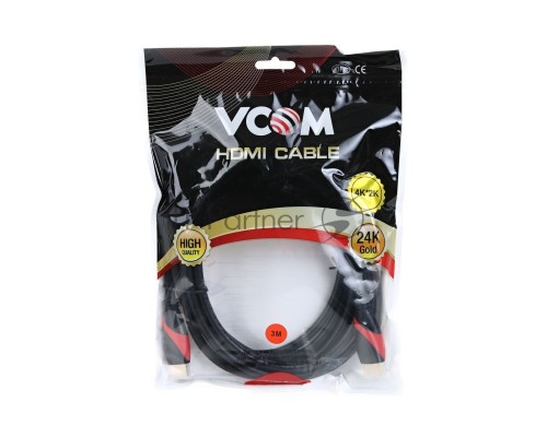 Кабель HDMI 19M/M ver. 2.0, 2 фильтра, 3m VCOM <CG525D-R-3.0>