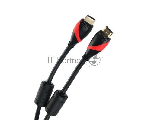 Кабель HDMI 19M/M ver. 2.0, 2 фильтра, 3m VCOM <CG525D-R-3.0>