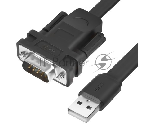 Конвертер-переходник Greenconnect 0.5m плоский, черный, позолоченные коннекторы, 28/26 AWG, USB 2.0 AM / DB9 RS-232 PRGreenconnect Конвертер-переходник 3.0m плоский, черный, позолоченные коннекторы, 28/26 AWG, USB 2.0 AM / DB9 RS-232 PROF GCR-UOC5M-BCG-3 Конвертер-переходник Greenconnect 0.5m плоский, черный, позолоченные коннекторы, 28/26 AWG, USB 2.0 AM / DB9 RS-232 PRGreenconnect Конвертер-переходник 3.0m плоский, черный, позолоченные коннекторы, 28/26 AWG, USB 2.0 AM / DB9 RS-232 PROF GCR-UOC5M-BCG-3
