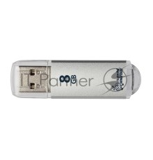 Флеш диск 8Gb USB Drive <USB2.0> Smartbuy V-Cut Silver (SB8GBVC-S)