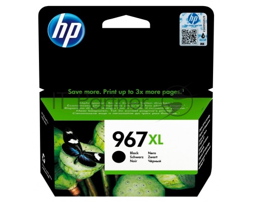 Картридж HP 967XL струйный черный экстраповышенной ёмкости (3000 стр)