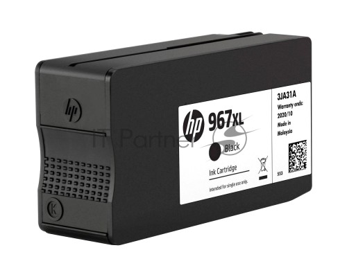 Картридж HP 967XL струйный черный экстраповышенной ёмкости (3000 стр)