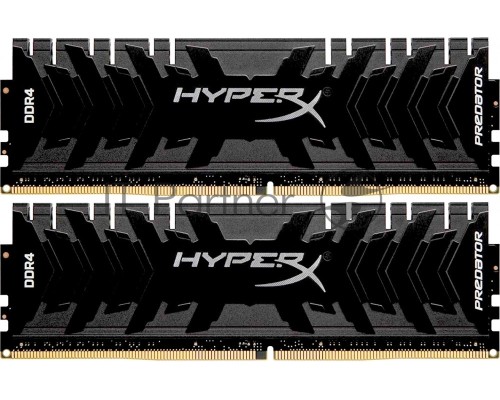 Модуль памяти DDR4 Kingston 16Gb KIT (8GbX2) 4266MHz HyperX PREDATOR Black Series CL19 [HX442C19PB3K2/16]