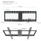 Кронштейн VLK Trento 39 black Максимальная нагрузка 45 кг диагональ ТВ 32-90 дюйм