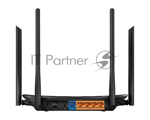 Роутер беспроводной TP-Link Archer A6 AC1350 10/100/1000BASE-TX черный