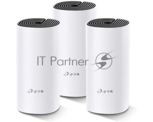 Бесшовный Mesh роутер TP-Link Deco M4 (DECO M4(3-PACK)) AC1200 10/100/1000BASE-TX (упак.:3шт)
