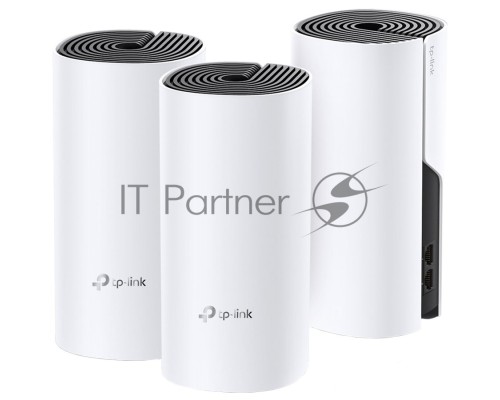 Бесшовный Mesh роутер TP-Link Deco M4 (DECO M4(3-PACK)) AC1200 10/100/1000BASE-TX (упак.:3шт)