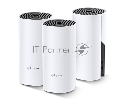 Бесшовный Mesh роутер TP-Link Deco M4 (DECO M4(3-PACK)) AC1200 10/100/1000BASE-TX (упак.:3шт)