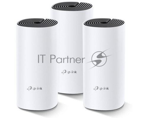 Бесшовный Mesh роутер TP-Link Deco M4 (DECO M4(3-PACK)) AC1200 10/100/1000BASE-TX (упак.:3шт)
