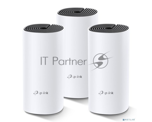 Бесшовный Mesh роутер TP-Link Deco M4 (DECO M4(3-PACK)) AC1200 10/100/1000BASE-TX (упак.:3шт)
