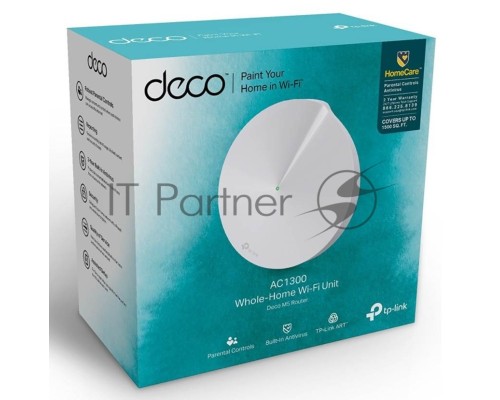 Роутер TP-LINK DECO M5(1-PACK) AC1300 Домашняя Mesh Wi-Fi система